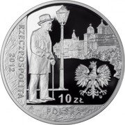 Poland 10 Zlotych 100th Anniversary of the Death of Boleslaw Prus 2012 MW Proof Y# 839 MW 10 ZŁ POLSKA RZECZPOSPOLITA 2012 coin obverse Poland 10 Zlotych 100th Anniversary of the Death of Boleslaw Prus 2012 MW Proof Y# 839 MW 10 ZŁ POLSKA RZECZPOSPOLITA 2012 coin obverse