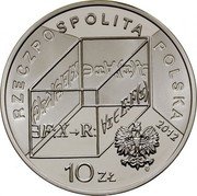 Poland 10 Zlotych Stefan Banach 2012 MW Proof Y# 818 RZECZPOSPOLITA POLSKA 2012 MW 10 ZŁ coin obverse Poland 10 Zlotych Stefan Banach 2012 MW Proof Y# 818 RZECZPOSPOLITA POLSKA 2012 MW 10 ZŁ coin obverse