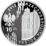 Poland 10 Zlotych 150th Anniversary of Cooperative Banking in Poland 2012 MW Proof Y# 812 2012 RZECZPOSPOLITA POLSKA MW 10 ZŁ BRODNICA coin obverse Poland 10 Zlotych 150th Anniversary of Cooperative Banking in Poland 2012 MW Proof Y# 812 2012 RZECZPOSPOLITA POLSKA MW 10 ZŁ BRODNICA coin obverse