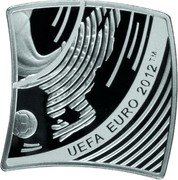 Poland 10 Zlotych European Football Championship. Part 3 2012 MW Proof Y# 827 UEFA EURO 2012™ coin reverse Poland 10 Zlotych European Football Championship. Part 3 2012 MW Proof Y# 827 UEFA EURO 2012™ coin reverse