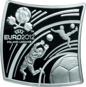 Poland 10 Zlotych European Football Championship. Part 2 2012 MW Proof Y# 826 TM UEFA EURO2012 POLAND - UKRAINE coin reverse Poland 10 Zlotych European Football Championship. Part 2 2012 MW Proof Y# 826 TM UEFA EURO2012 POLAND - UKRAINE coin reverse