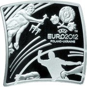 Poland 10 Zlotych European Football Championship. Part 1 2012 MW Proof Y# 825 TM UEFA EURO2012 POLAND - UKRAINE coin reverse Poland 10 Zlotych European Football Championship. Part 1 2012 MW Proof Y# 825 TM UEFA EURO2012 POLAND - UKRAINE coin reverse