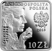 Poland 10 Zlotych Agnieszka Osiecka 2013 MW Proof Y# 885 RZECZPOSPOLITA POLSKA MW 2013 10 ZŁ AGNIESZKA OSIECKA coin obverse Poland 10 Zlotych Agnieszka Osiecka 2013 MW Proof Y# 885 RZECZPOSPOLITA POLSKA MW 2013 10 ZŁ AGNIESZKA OSIECKA coin obverse