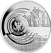 Poland 10 Zlotych Bicentenary of the Warsaw University of Life Sciences 2016 MW Proof Y# 955 200 LAT TRADYCJI SGGW SM coin reverse Poland 10 Zlotych Bicentenary of the Warsaw University of Life Sciences 2016 MW Proof Y# 955 200 LAT TRADYCJI SGGW SM coin reverse