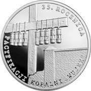 Poland 10 Zlotych The 35th Anniversary of the Pacification of the Wujek Coal Mine 2016 MW Proof Y# 958 35. ROCZNICA PACYFIKACJI KOPALNI "WUJEK" coin reverse Poland 10 Zlotych The 35th Anniversary of the Pacification of the Wujek Coal Mine 2016 MW Proof Y# 958 35. ROCZNICA PACYFIKACJI KOPALNI "WUJEK" coin reverse