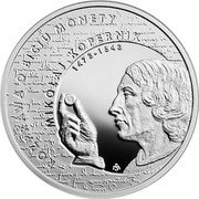 Poland 10 Zlotych Nicolaus Copernicus 2017 MW Proof Y# 980 ROZPRAWA O BICIU MONETY MIKOŁAJ KOPERNIK 1473-1543 SM coin reverse Poland 10 Zlotych Nicolaus Copernicus 2017 MW Proof Y# 980 ROZPRAWA O BICIU MONETY MIKOŁAJ KOPERNIK 1473-1543 SM coin reverse