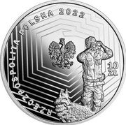 Poland 10 Zlotych 30th Anniversary of the Establishment of the Polish Border Guard 2022 mw Proof RZECZPOSPOLITA POLSKA 2022 MW 10 ZŁ coin obverse Poland 10 Zlotych 30th Anniversary of the Establishment of the Polish Border Guard 2022 mw Proof RZECZPOSPOLITA POLSKA 2022 MW 10 ZŁ coin obverse