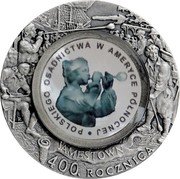 Poland 10 Zlotych 400th Anniversary of Polish Settlement in North America 2008 Proof Y# 658 POLSKIEGO OSADNICTWA W AMERYCE POŁNOCNEJ JAMESTOWN 400. ROCZNICA coin reverse Poland 10 Zlotych 400th Anniversary of Polish Settlement in North America 2008 Proof Y# 658 POLSKIEGO OSADNICTWA W AMERYCE POŁNOCNEJ JAMESTOWN 400. ROCZNICA coin reverse
