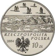 Poland 10 Zlotych Aleksander Czekanowski 2004 MW Proof Y# 506 RZECZPOSPOLITA POLSKA 2004 10 ZŁ MW coin obverse Poland 10 Zlotych Aleksander Czekanowski 2004 MW Proof Y# 506 RZECZPOSPOLITA POLSKA 2004 10 ZŁ MW coin obverse