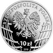 Poland 10 Zlotych August Emil Fieldorf Nil 2018 MW Proof Y# 1005 RZECZPOSPOLITA POLSKA MW 10 ZŁ 2018 coin obverse Poland 10 Zlotych August Emil Fieldorf Nil 2018 MW Proof Y# 1005 RZECZPOSPOLITA POLSKA MW 10 ZŁ 2018 coin obverse