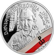 Poland 10 Zlotych Danuta Siedzikowna Inka 2017 MW Proof Y# 979 DANUTA SIEDZIKÓWNA INKA 1928 1946 ZACHOWALI SIĘ JAK TRZEBA coin reverse Poland 10 Zlotych Danuta Siedzikowna Inka 2017 MW Proof Y# 979 DANUTA SIEDZIKÓWNA INKA 1928 1946 ZACHOWALI SIĘ JAK TRZEBA coin reverse