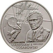 Poland 10 Zlotych General Stanislaw Sosabowski 2004 MW Proof Y# 500 RK GEN. BRYG. STANISŁAW F. 1892-1967 SOSABOWSKI coin reverse Poland 10 Zlotych General Stanislaw Sosabowski 2004 MW Proof Y# 500 RK GEN. BRYG. STANISŁAW F. 1892-1967 SOSABOWSKI coin reverse