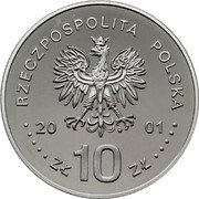 Poland 10 Zlotych Jan III Sobieski 2001 MW Proof Y# 425 RZECZPOSPOLITA POLSKA MW 2001 ZŁ 10 ZŁ coin obverse Poland 10 Zlotych Jan III Sobieski 2001 MW Proof Y# 425 RZECZPOSPOLITA POLSKA MW 2001 ZŁ 10 ZŁ coin obverse
