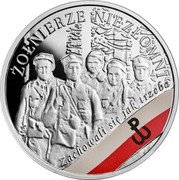 Poland 10 Zlotych The Enduring Soldiers 2017 MW Proof Y# 978 ŻOŁNIERZE NIEZŁOMNI ZACHOWALI SIĘ JAK TRZEBA coin reverse Poland 10 Zlotych The Enduring Soldiers 2017 MW Proof Y# 978 ŻOŁNIERZE NIEZŁOMNI ZACHOWALI SIĘ JAK TRZEBA coin reverse
