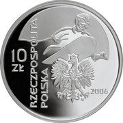Poland 10 Zlotych Winter Olympics in Turin 2006 MW Proof Y# 555 RZECZPOSPOLITA POLSKA 2006 10 ZŁ MW coin obverse Poland 10 Zlotych Winter Olympics in Turin 2006 MW Proof Y# 555 RZECZPOSPOLITA POLSKA 2006 10 ZŁ MW coin obverse