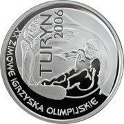 Poland 10 Zlotych Winter Olympics in Turin 2006 MW Proof Y# 555 TURYN 2006 XX ZIMOWE IGRZYSKA OLIMPIJSKIE coin reverse Poland 10 Zlotych Winter Olympics in Turin 2006 MW Proof Y# 555 TURYN 2006 XX ZIMOWE IGRZYSKA OLIMPIJSKIE coin reverse