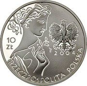 Poland 10 Zlotych XXVIII Summer Olympic Games in Athens. Fencing 2004 MW Proof Y# 517 10 ZŁ MW 2004 RZECZPOSPOLITA POLSKA coin obverse Poland 10 Zlotych XXVIII Summer Olympic Games in Athens. Fencing 2004 MW Proof Y# 517 10 ZŁ MW 2004 RZECZPOSPOLITA POLSKA coin obverse
