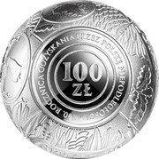 Poland 100 Zlotych 100th Anniversary of Regaining Independence by Poland 2018 MW Proof/Standard 100 ZŁ 100. ROCZNICA ODZYSKANIA PRZEZ POLSKĘ NIEPODLEGŁOŚCI coin reverse Poland 100 Zlotych 100th Anniversary of Regaining Independence by Poland 2018 MW Proof/Standard 100 ZŁ 100. ROCZNICA ODZYSKANIA PRZEZ POLSKĘ NIEPODLEGŁOŚCI coin reverse