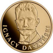 Poland 100 Zlotych 100th Anniversary of the Restoration of the Independence of Poland. Ignacy Daszynski 2021 Proof IGNACY DASZYŃSKI coin reverse