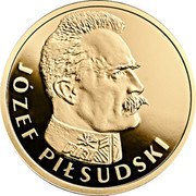 Poland 100 Zlotych Jozef Pilsudski 2015 MW Proof Y# 932 JÓZEF PIŁSUDSKI coin reverse