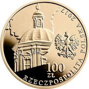 Poland 100 Zlotych 200th Anniversary of the Ossolinski National Institute 2017 MW Proof Y# 999 MW 100 ZŁ RZECZPOSPOLITA POLSKA 2017 coin obverse Poland 100 Zlotych 200th Anniversary of the Ossolinski National Institute 2017 MW Proof Y# 999 MW 100 ZŁ RZECZPOSPOLITA POLSKA 2017 coin obverse