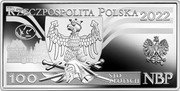 Poland 100 Zlotych Banknotes in Circulation in Poland 2022 MW Proof, sets RZECZPOSPOLITA POLSKA 2022 M/W 100 STO ZŁOTYCH NBP coin obverse