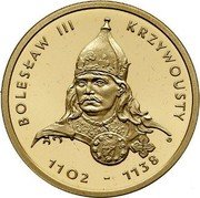 Poland 100 Zlotych Boleslaw III Krzywousty 2001 MW Proof Y# 417 BOLESŁAW III KRZYWOUSTY 1102 - 1138 coin reverse Poland 100 Zlotych Boleslaw III Krzywousty 2001 MW Proof Y# 417 BOLESŁAW III KRZYWOUSTY 1102 - 1138 coin reverse