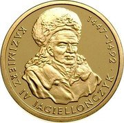 Poland 100 Zlotych Casimir IV Jagiellon 2003 MW Proof Y# 467 KAZIMIERZ IV JAGIELLOŃCZYK 1447–1492 coin reverse Poland 100 Zlotych Casimir IV Jagiellon 2003 MW Proof Y# 467 KAZIMIERZ IV JAGIELLOŃCZYK 1447–1492 coin reverse