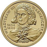 Poland 100 Zlotych Ladislaus of Varna 2003 MW Proof Y# 454 WŁADYSŁAW III WARNEŃCZYK 1434 1444 coin reverse Poland 100 Zlotych Ladislaus of Varna 2003 MW Proof Y# 454 WŁADYSŁAW III WARNEŃCZYK 1434 1444 coin reverse