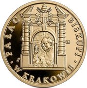 Poland 100 Zlotych The Bishop's Palace in Krakow 2021 Proof PAŁAC BISKUPI W KRAKOWIE coin reverse