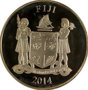 Fiji 2 Dollars Georg Friedrich Handel 2014 Proof FIJI REREVAKA NA KALOU KA DOKA NA TUI 2014 coin obverse Fiji 2 Dollars Georg Friedrich Handel 2014 Proof FIJI REREVAKA NA KALOU KA DOKA NA TUI 2014 coin obverse