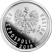 Poland 2 Grosze One Hundred Years of the Zloty 2019 MW Proof; all in proof set MW AG 925 RZECZPOSPOLITA POLSKA 2019 coin obverse Poland 2 Grosze One Hundred Years of the Zloty 2019 MW Proof; all in proof set MW AG 925 RZECZPOSPOLITA POLSKA 2019 coin obverse