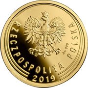Poland 2 Grosze One Hundred Years of the Zloty 2019 MW Proof; all in proof set MW AU 900 RZECZPOSPOLITA POLSKA 2019 coin obverse Poland 2 Grosze One Hundred Years of the Zloty 2019 MW Proof; all in proof set MW AU 900 RZECZPOSPOLITA POLSKA 2019 coin obverse