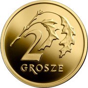 Poland 2 Grosze One Hundred Years of the Zloty 2019 MW Proof; all in proof set 2 GROSZE coin reverse Poland 2 Grosze One Hundred Years of the Zloty 2019 MW Proof; all in proof set 2 GROSZE coin reverse