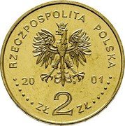 Poland 2 Zlote Salt Mine in Wieliczka 2001 MW Y# 408 RZECZPOSPOLITA POLSKA MW 20 01 ZŁ 2 ZŁ coin obverse Poland 2 Zlote Salt Mine in Wieliczka 2001 MW Y# 408 RZECZPOSPOLITA POLSKA MW 20 01 ZŁ 2 ZŁ coin obverse