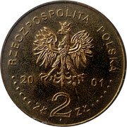 Poland 2 Zlote Jan III Sobieski 2001 MW Y# 423 RZECZPOSPOLITA POLSKA MW 20 01 ZŁ 2 ZŁ coin obverse Poland 2 Zlote Jan III Sobieski 2001 MW Y# 423 RZECZPOSPOLITA POLSKA MW 20 01 ZŁ 2 ZŁ coin obverse