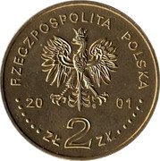 Poland 2 Zlote Michal Siedlecki 2001 MW Y# 421 RZECZPOSPOLITA POLSKA MW 20 01 ZŁ 2 ZŁ coin obverse Poland 2 Zlote Michal Siedlecki 2001 MW Y# 421 RZECZPOSPOLITA POLSKA MW 20 01 ZŁ 2 ZŁ coin obverse