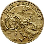 Poland 2 Zlote Amber Route 2001 MW Y# 410 SZLAK BURSZTYNOWY IMP NERO CAESAR AVG P P coin reverse Poland 2 Zlote Amber Route 2001 MW Y# 410 SZLAK BURSZTYNOWY IMP NERO CAESAR AVG P P coin reverse