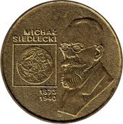Poland 2 Zlote Michal Siedlecki 2001 MW Y# 421 MICHAŁ SIEDLECKI 1873-1940 coin reverse Poland 2 Zlote Michal Siedlecki 2001 MW Y# 421 MICHAŁ SIEDLECKI 1873-1940 coin reverse