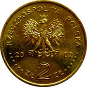 Poland 2 Zlote 60th Anniversary of the Death of Bronislaw Malinowski 2002 MW Y# 431 RZECZPOSPOLITA POLSKA MW 2002 ZŁ 2 ZŁ coin obverse Poland 2 Zlote 60th Anniversary of the Death of Bronislaw Malinowski 2002 MW Y# 431 RZECZPOSPOLITA POLSKA MW 2002 ZŁ 2 ZŁ coin obverse