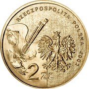 Poland 2 Zlote Jan Matejko 2002 MW Y# 444 RZECZPOSPOLITA POLSKA 2002 MW 2ZŁ coin obverse Poland 2 Zlote Jan Matejko 2002 MW Y# 444 RZECZPOSPOLITA POLSKA 2002 MW 2ZŁ coin obverse