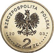 Poland 2 Zlote Wet Monday 2003 MW Y# 451 RZECZPOSPOLITA POLSKA MW 2003 ZŁ 2 ZŁ coin obverse Poland 2 Zlote Wet Monday 2003 MW Y# 451 RZECZPOSPOLITA POLSKA MW 2003 ZŁ 2 ZŁ coin obverse