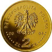 Poland 2 Zlote Poland's Accession to the European Union 2004 MW Y# 481 RZECZPOSPOLITA POLSKA MW 20 04 ZŁ 2 ZŁ coin obverse Poland 2 Zlote Poland's Accession to the European Union 2004 MW Y# 481 RZECZPOSPOLITA POLSKA MW 20 04 ZŁ 2 ZŁ coin obverse