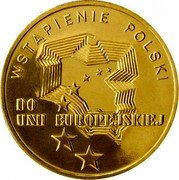 Poland 2 Zlote Poland's Accession to the European Union 2004 MW Y# 481 WSTĄPIENIE POLSKI DO UNII EUROPEJSKIEJ coin reverse Poland 2 Zlote Poland's Accession to the European Union 2004 MW Y# 481 WSTĄPIENIE POLSKI DO UNII EUROPEJSKIEJ coin reverse