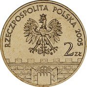 Poland 2 Zlote Gniezno 2005 MW Y# 564 RZECZPOSPOLITA POLSKA 2005 MW 2 ZŁ coin obverse Poland 2 Zlote Gniezno 2005 MW Y# 564 RZECZPOSPOLITA POLSKA 2005 MW 2 ZŁ coin obverse