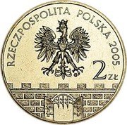 Poland 2 Zlote Kolobrzeg 2005 MW Y# 528 RZECZPOSPOLITA POLSKA 2005 MW 2 ZŁ coin obverse Poland 2 Zlote Kolobrzeg 2005 MW Y# 528 RZECZPOSPOLITA POLSKA 2005 MW 2 ZŁ coin obverse