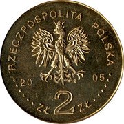 Poland 2 Zlote 350th Anniversary Defence of Jasna Gora in Czestochowa 2005 MW Y# 524 RZECZPOSPOLITA POLSKA 20 05 ZŁ 2 ZŁ MW coin obverse Poland 2 Zlote 350th Anniversary Defence of Jasna Gora in Czestochowa 2005 MW Y# 524 RZECZPOSPOLITA POLSKA 20 05 ZŁ 2 ZŁ MW coin obverse