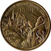 Poland 2 Zlote 350th Anniversary Defence of Jasna Gora in Czestochowa 2005 MW Y# 524 350 - LECIE OBRONY JASNEJ GÓRY 1655 coin reverse Poland 2 Zlote 350th Anniversary Defence of Jasna Gora in Czestochowa 2005 MW Y# 524 350 - LECIE OBRONY JASNEJ GÓRY 1655 coin reverse