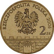 Poland 2 Zlote Nysa 2006 MW Y# 570 RZECZPOSPOLITA POLSKA 2006 2 ZL coin obverse Poland 2 Zlote Nysa 2006 MW Y# 570 RZECZPOSPOLITA POLSKA 2006 2 ZL coin obverse
