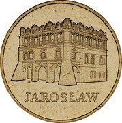 Poland 2 Zlote Jaroslaw 2006 MW Y# 566 JAROSŁAW coin reverse Poland 2 Zlote Jaroslaw 2006 MW Y# 566 JAROSŁAW coin reverse